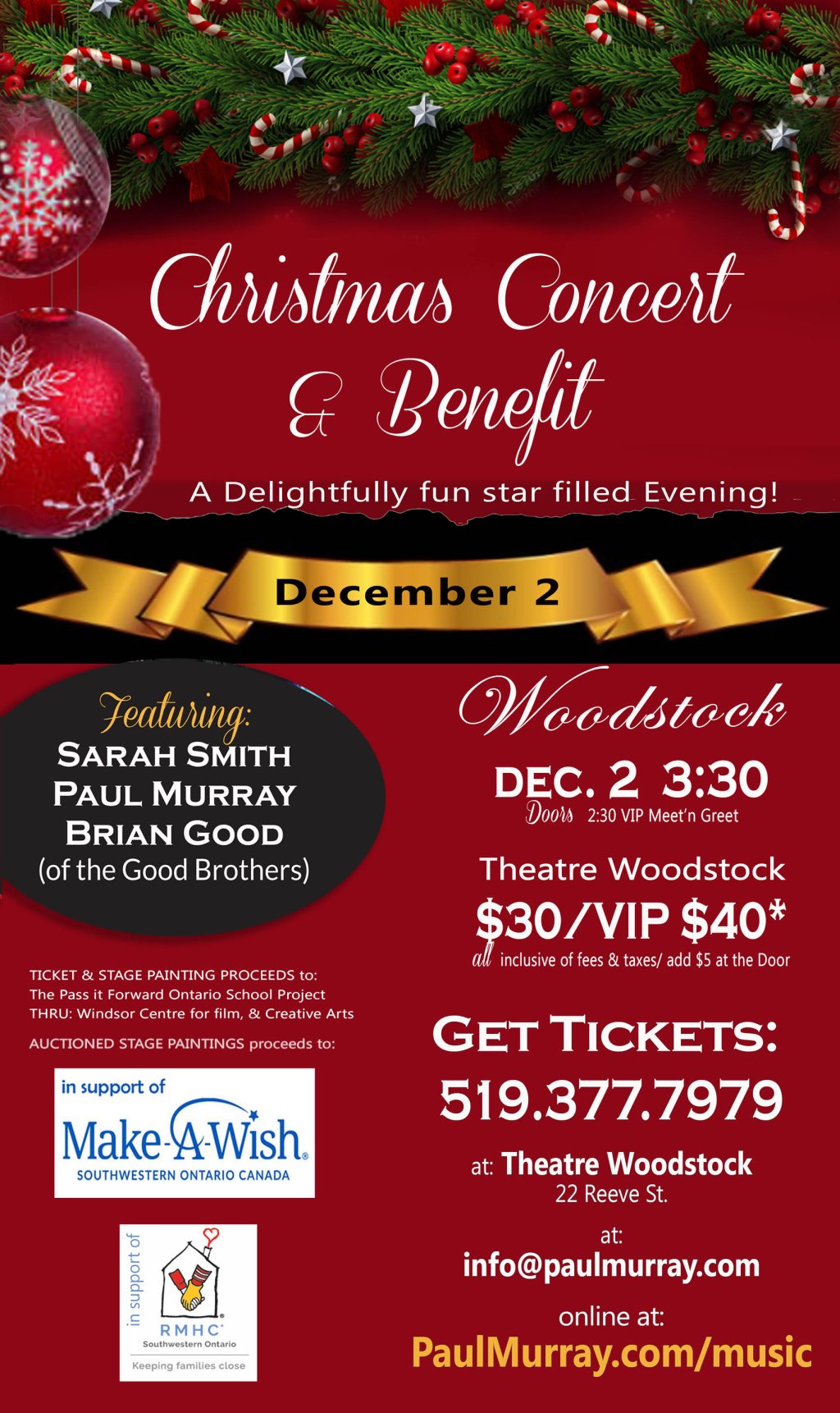 Music N Arts Collide Christmas Concert Benefit Country 104