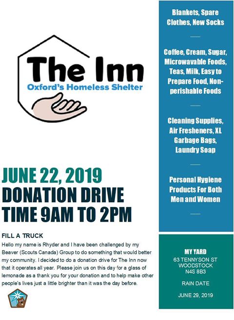 Donation Drive for The Inn – Oxford’s Homeless Shelter | Country 104
