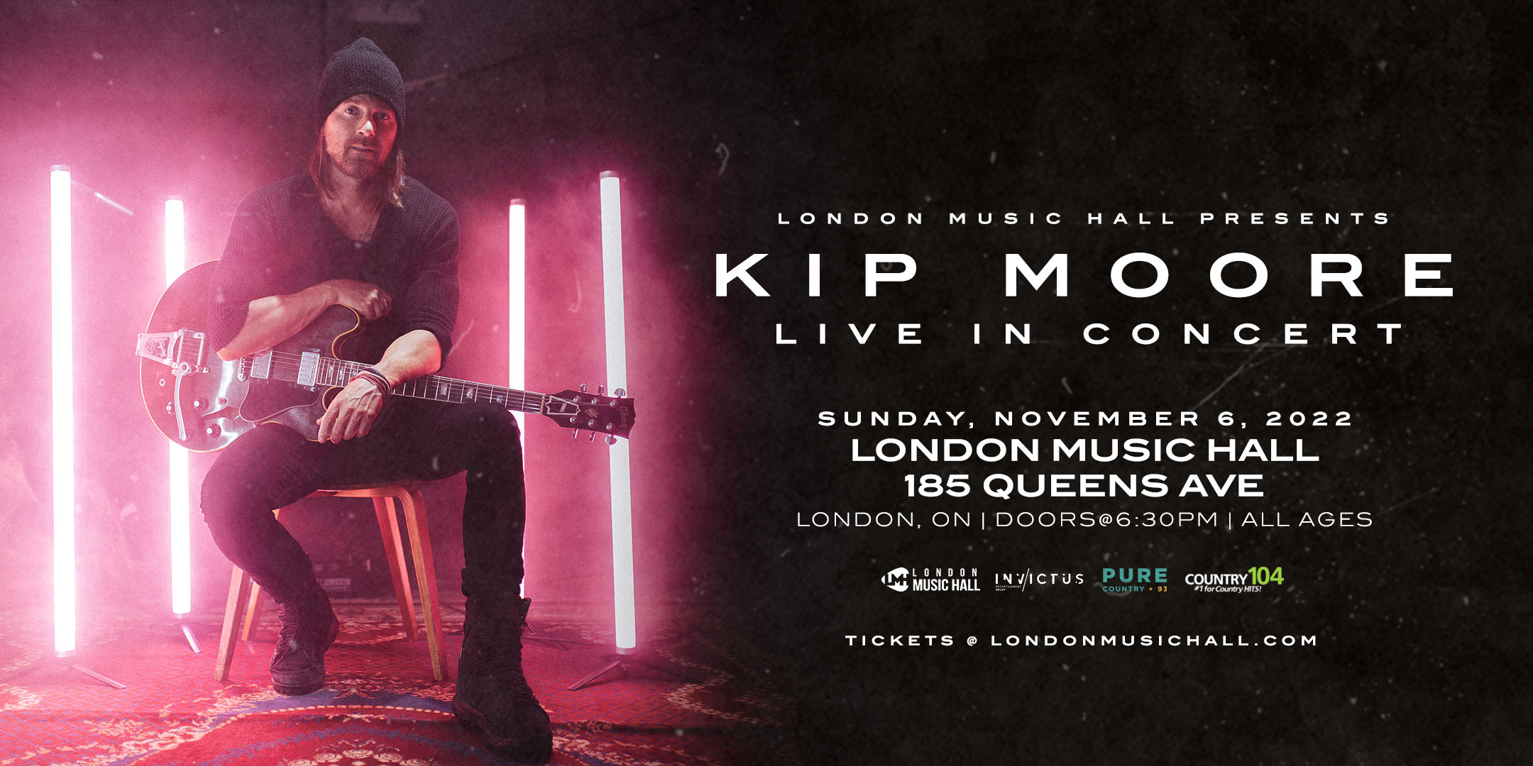 Kip Moore Live in Concert 2022 SOLD OUT! Country 104