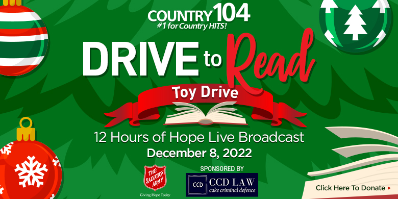 Country 104 Drive to Read Book Drive 2022