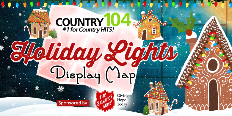 Holiday Lights Display Map Presented by The Salvation Army